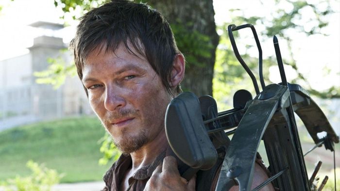 Daryl Dixon with a crossbow