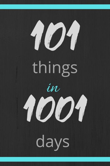 101 things in 1001 days