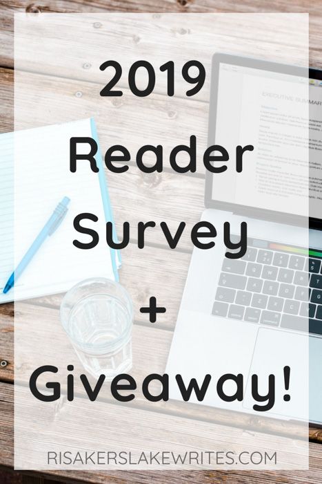 2019 Reader survey and giveaway