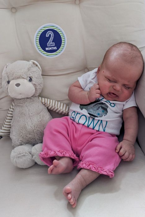 Emelia at 2 months