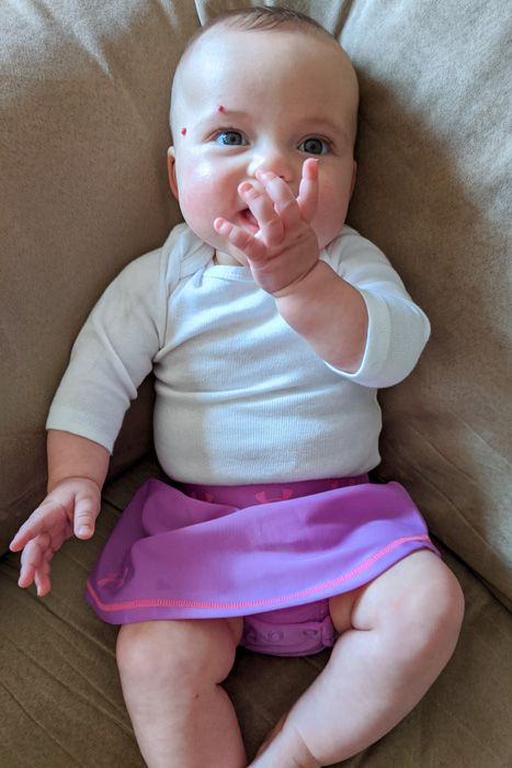 Emelia at six months
