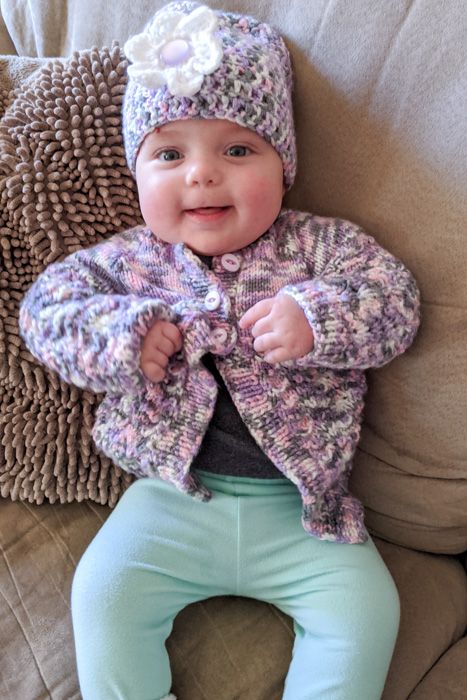 Emelia at six months