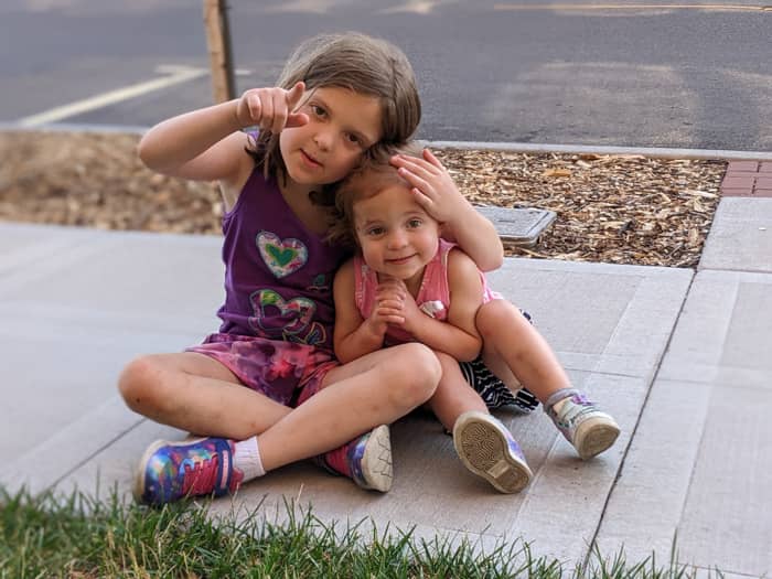 That night we got ice cream because the kids were driving us nuts