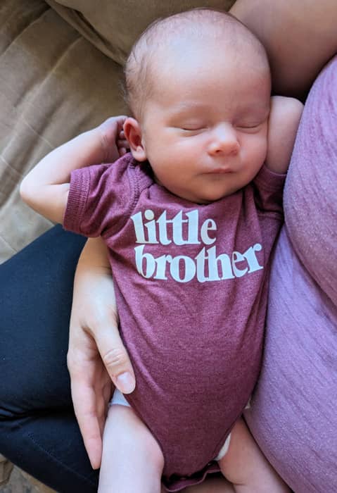 Austin at one month old