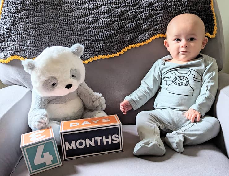 Austin at 4 months