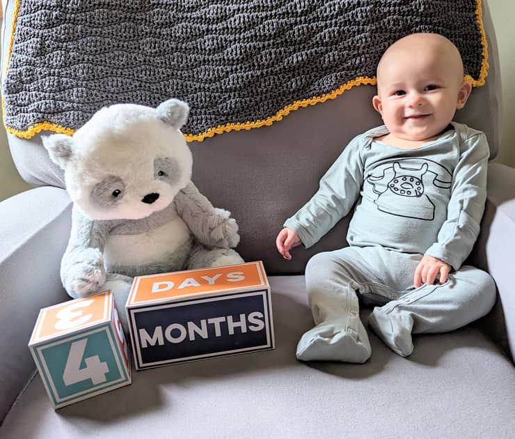 Austin at 4 months